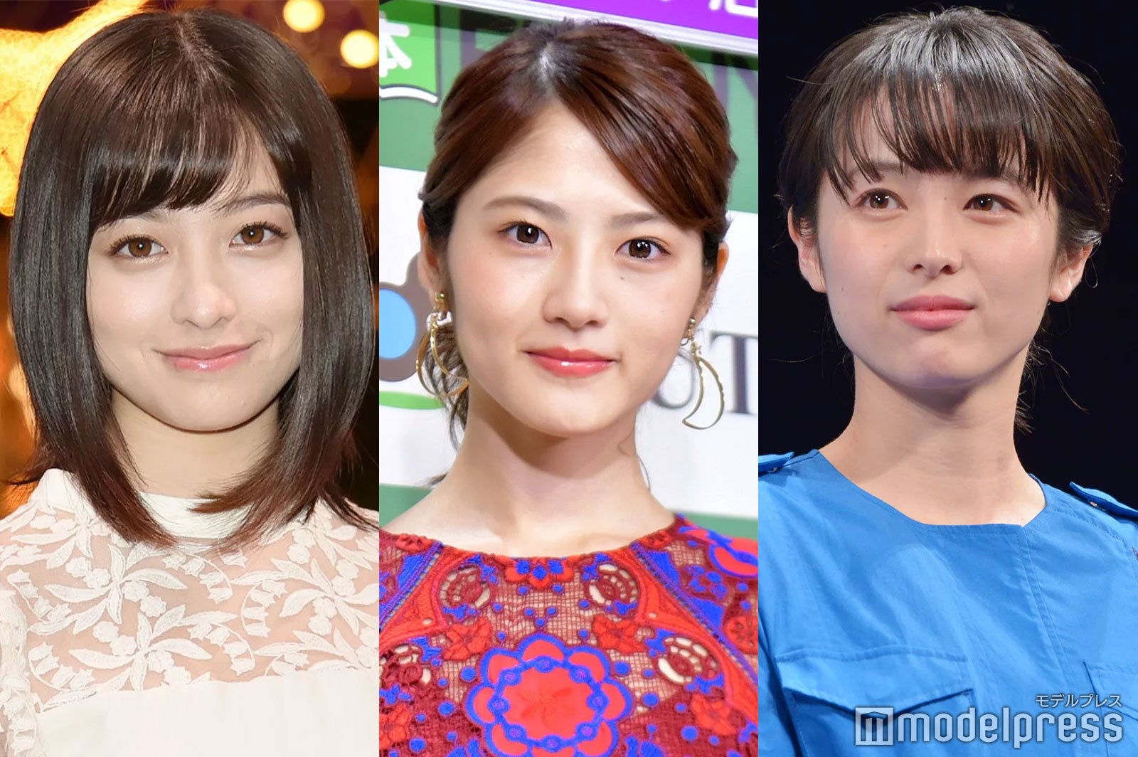 橋本環奈・若月佑美・清野菜名 (C)モデルプレス